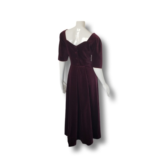 Laura Ashley Velvet Dress - Picture 3 of 5
